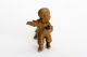 Bronze Miniatur Kind Mit Hund,  Wiener Bronze? Wohl 20.  Jhdt Bronze Bild 1