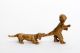 Bronze Miniatur Kind Mit Hund,  Wiener Bronze? Wohl 20.  Jhdt Bronze Bild 2