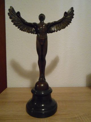Bronze Figur Icarus Sig.  A.  Weinmann Bild