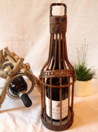 Eiserne Reserve - Wein - Metall Kunst - Stahl Kupfer - Weihnachten - Geschenke Bild