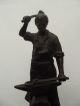 Bronzefigur Der Schmied Signiert W.  Nitschke Um 1920 Bronze Bild 1