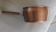 Topf Kupfer (?) Stielkasserole,  Holzgriff Conica 16 Cm,  494 G - Kupfer Bild 5