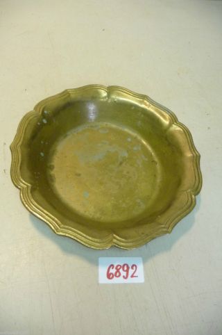 Nr.  6892.  Alte Schale Messing Schale Obstschale Deko Schale Old Brass Fruit Bowl Bild