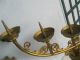 Großer Alter Kerzenleuchter Für 5 Große Kerzen Messing/bronze 51cm Dachbodenfund Bronze Bild 3