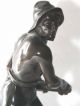 N Picciole Figürliche Bronze Le Sauveteur (der Retter) Vollbronze Ca.  1930 Sign. Bronze Bild 4