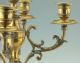 Paar Französische Empire Bronze Kandelaber Kerzen Leuchter 1860 9kg Candelholder Antike Originale vor 1945 Bild 9