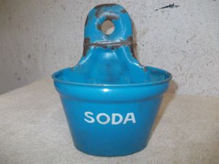 Alter Emaille Soda Topf,  Soda Wandtopf,  Emaille Wandtopf,  Emaille,  Sodatopf Bild
