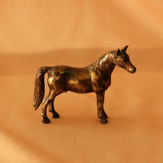 Bronze Skulptur Figur Pferd Horse Paard - 0,  23kg 11x3x9cm Bild