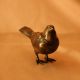 Bronze Skulptur Figur Spatz Vogel Vögel Bird - 0,  49kg 14x5,  5x10,  5cm Bronze Bild 3