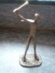 Moderne Edle Bronze Skulptur Figur Bronze Golfspieler Ca.  24,  5 Cm Bronze Bild 3