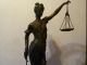 Justizia Bronze Figur Justitia Göttin Der Gerechtigkeit Anwalt Recht H:ca.  101cm Bronze Bild 2