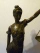 Justizia Bronze Figur Justitia Göttin Der Gerechtigkeit Anwalt Recht H:ca.  101cm Bronze Bild 3