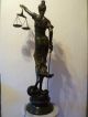 Justizia Bronze Figur Justitia Göttin Der Gerechtigkeit Anwalt Recht H:ca.  101cm Bronze Bild 5