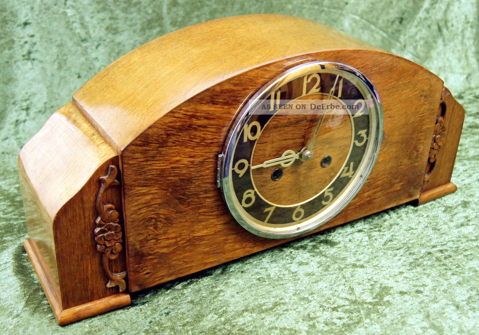 Ddr,  Mechanisch,  Uhr,  Buffetuhr,  Alte Uhr,  Kaminuhr,  Tischuhr,  Schrankuhr Gefertigt nach 1950 Bild