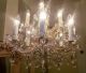 Kronleuchter 12 - Flammig Kristall Lüster Maria Theresia Lampe Chandelier Barock Gefertigt nach 1945 Bild 5