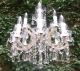 Kronleuchter 12 - Flammig Kristall Lüster Maria Theresia Lampe Chandelier Barock Gefertigt nach 1945 Bild 8