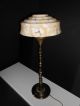 Elegante Jugendstil Art Deco Tischlampe Leuchte Lampe France Glas Höhe 75 Cm Antike Originale vor 1945 Bild 1