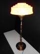 Elegante Jugendstil Art Deco Tischlampe Leuchte Lampe France Glas Höhe 75 Cm Antike Originale vor 1945 Bild 4