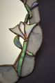 Tiffany Spiegel Mit Perlmutt Blüten,  Blumen,  Handarbeit,  Jugendstil - Design Spiegel Bild 2
