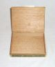 Altes Messingkästchen Schatulle Box Kasten Innen Holz - 13,  0 X 10,  5 X 3 Cm Gefertigt nach 1945 Bild 1