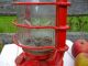 Shabby Chic Große Rote Antike Petroleumlampe Feuerhand Made In Germany Antike Originale vor 1945 Bild 1