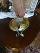 Schöne Wandlampe Mit Kristallbehang Glas Gold Messing Maria Theresia Stil 1armig Gefertigt nach 1945 Bild 3