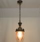 Rarität Um 1920 Art Deco Nouveau Lampe Deckenlampe Pendelleuchte Messing Glas Antike Originale vor 1945 Bild 1