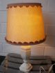 Zwei (2) Hübsche Tischlampen Tischleuchten Schirmlampen Marmor Onyx Gefertigt nach 1945 Bild 4