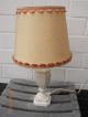 Zwei (2) Hübsche Tischlampen Tischleuchten Schirmlampen Marmor Onyx Gefertigt nach 1945 Bild 5