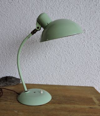 Bauhaus Lampe Schreibtischlampe Tischlampe Marke Sis Leuchten 50iger Bild