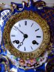 Antike Porzellan Uhr,  Kaminuhr,  Standuhr,  Pendule Antike Originale vor 1950 Bild 3