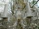 8 Flammiger Alter Korblüster Deckenlampe Stufenlüster Lüster Kronleuchter Gefertigt nach 1945 Bild 4