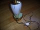 Sehr Hübsche Alte Nachttischlampe Tischlampe Metall Glas Um 1950 - 60 Gefertigt nach 1945 Bild 4