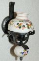 Tolle Hängelampe (gusseisen / Keramik),  2x Wandlampe - Italienisches Design Gefertigt nach 1945 Bild 2