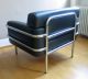 2 Vintage Sessel 60er Art Deco Bauhaus Stahlrohr Chrom 1920-1949, Art Déco Bild 2