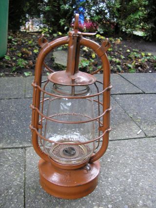 Alte Ollampe D.  R.  Patent Fledermaus Made In Thuringia Nr.  2850 Bild