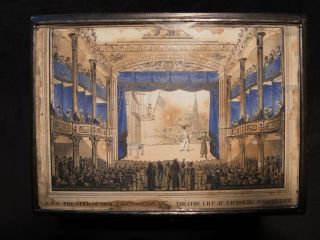 Wiener Biedermeier Spieldose - Spieluhr 1820 Funktioniert 2 Melodien Bild
