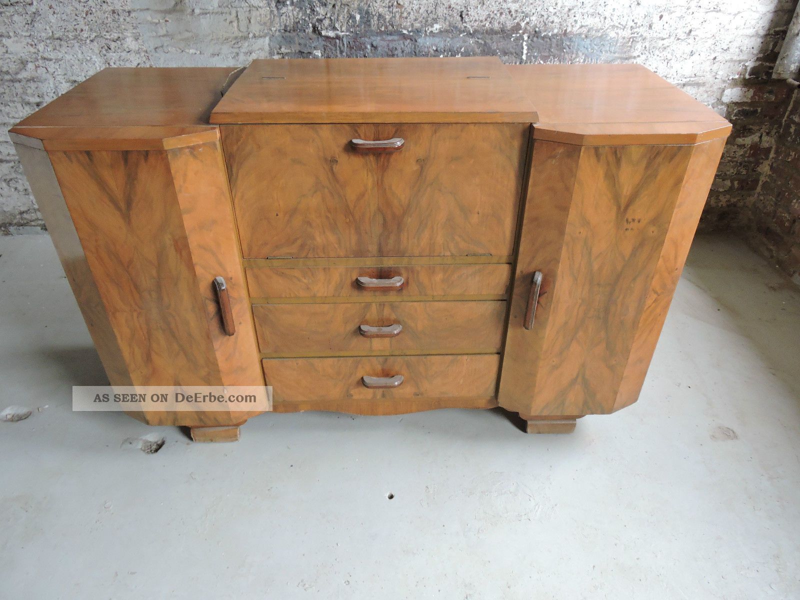 Art Deco Bar Barschrank Klassiker Bauhausstil Vintage Objekt Antike Originale vor 1945 Bild