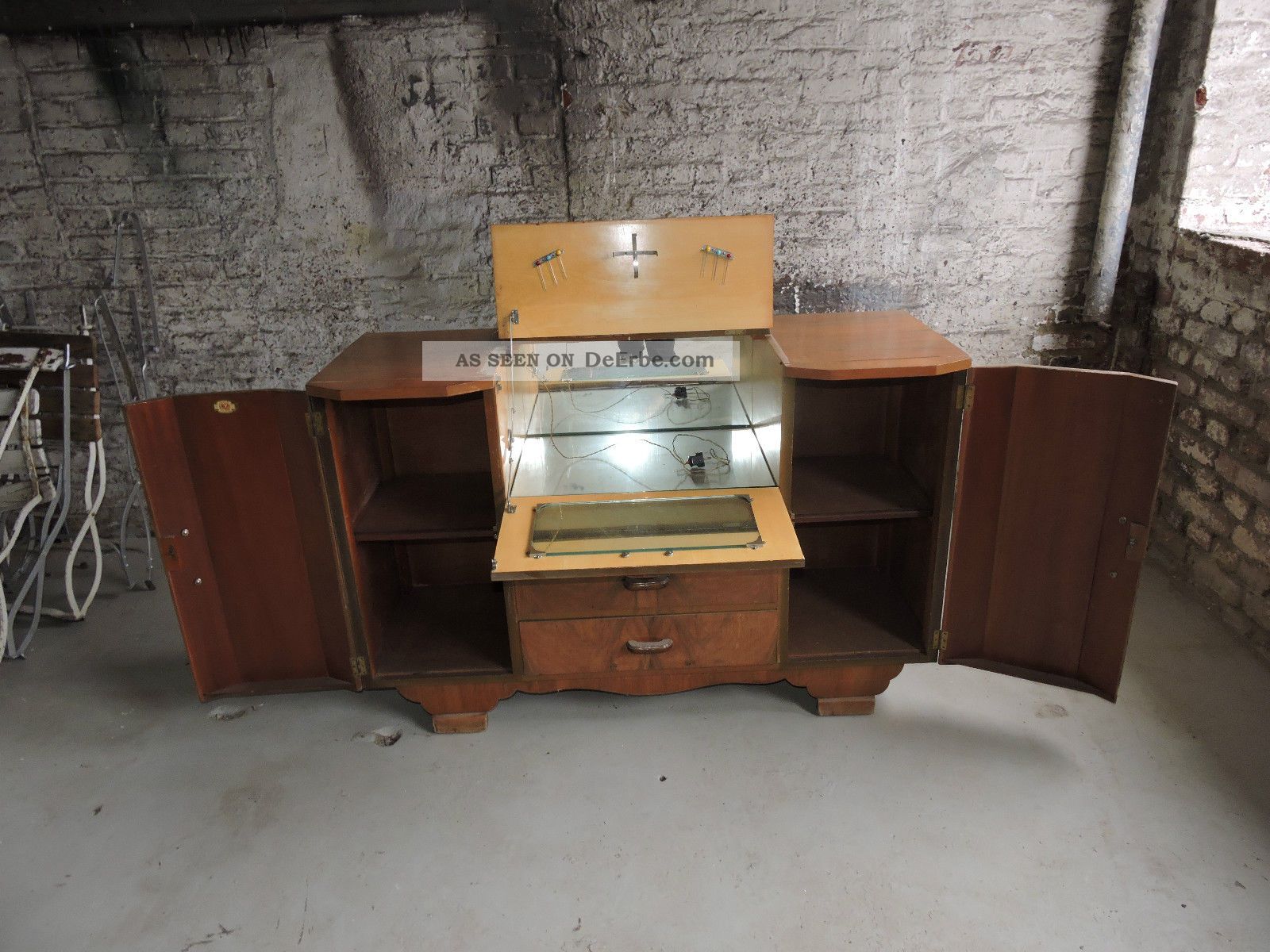 Art Deco Bar Barschrank Klassiker Bauhausstil Vintage Objekt