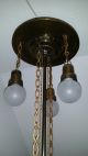 Antike Deckenlampe Hängelampe Antike Originale vor 1945 Bild 4