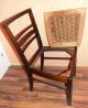 2x Alter Stuhl Art Deco Eiche Polsterstuhl Stühle Bild 5