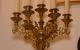 7 - Armiger Kerzenleuchter Um 1850 - 70,  Neugotisch,  Gemarkt Lf Paris,  Bronze Massiv Antike Originale vor 1945 Bild 1