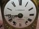 Antike Burgunder Uhr Comptoise Wanduhr Mit Lyra Pendel Antike Originale vor 1950 Bild 2