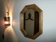 Garderobe Eiche Massiv - Komplett Schrank Spiegel Kupferlampe Orientteppich Stilmöbel nach 1945 Bild 1