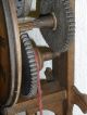 Waagbalkenuhr,  Einzeiger - Uhr,  Mechanische Holzuhr Mit Holzzahnrädern,  Skelettuhr Gefertigt nach 1950 Bild 3