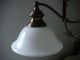 Antik Stil Kronleuchter Lüster Deckenlampe 2flammig 2armig Messing - Dachbodenfund Gefertigt nach 1945 Bild 10