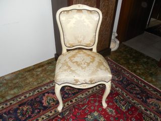 Trüggelmann Stuhl Schleiflack Barock Chippendale Stilmöbel Shabby Antik Massiv Bild