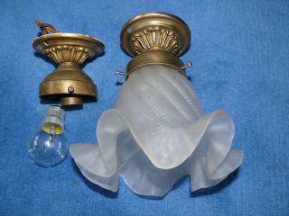Jugendstil Lampe Deckenlampe Jugendstillampe Ca.  1910 Bild