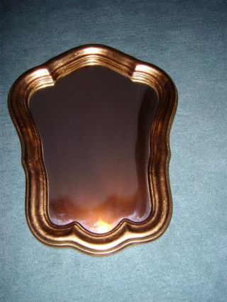 Schöner Spiegel - Goldrahmen - Echt Kristall Ca.  36cmx28cm Bild