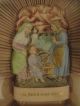 Bilderrahmen Alt Schellack Hausaltar Massivholz Mit Jesus Maria Und Joseph 1880 Skulpturen & Kruzifixe Bild 1